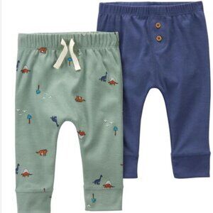 NWT Carter’s Baby 2-Pack Dino Pull-On Pants